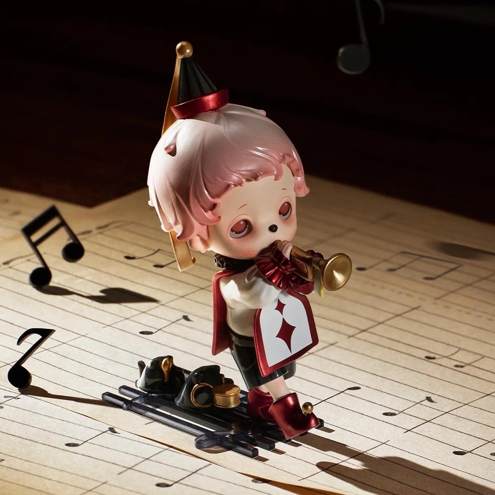 Musical Marching Toy Figure - Pink and Black